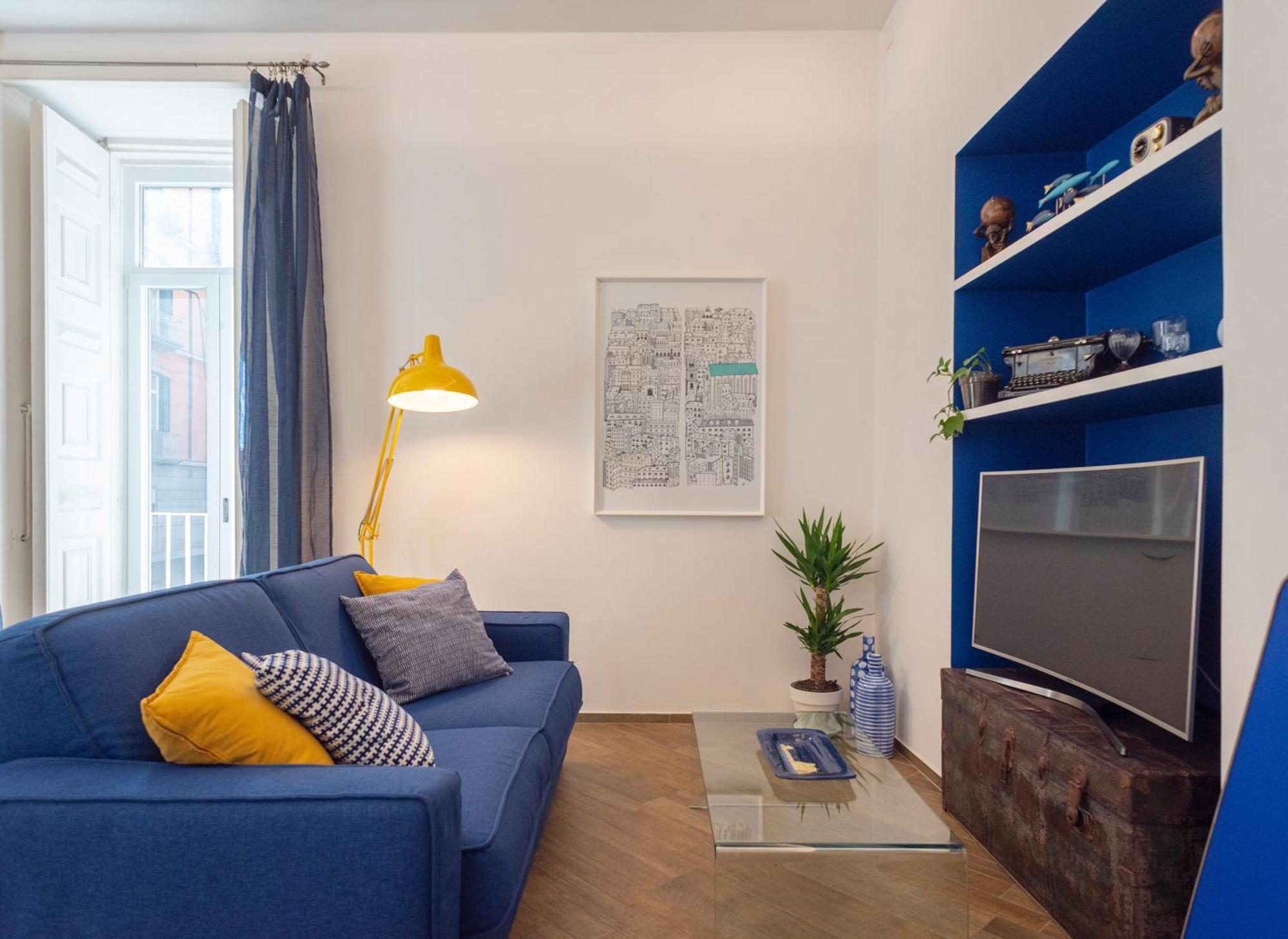נאפולי La Casa Blu A Toledo Di Alberto מראה חיצוני תמונה